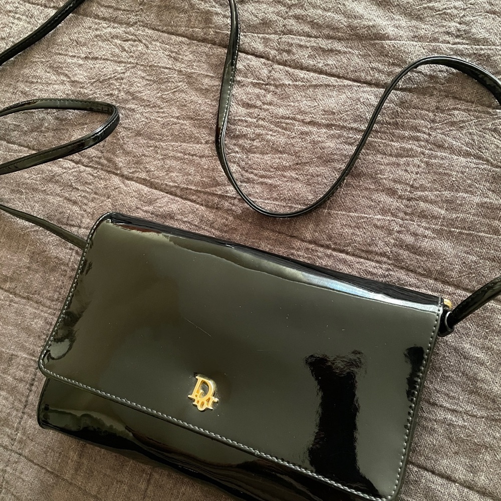 Black vintage clutch - Picture 6 of 8